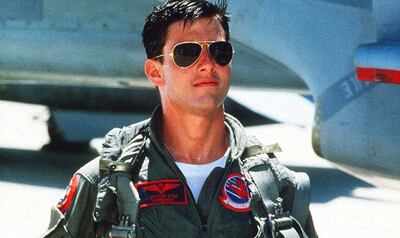 Tom Cruise en "Top Gun" (1986).