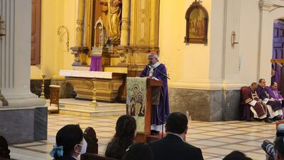El cardenal Martínez instó a no tolerar más la corrupción, el crimen organizado y la impunidad.