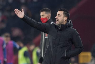 Xavi Hernández, entrenador del Barcelona de España