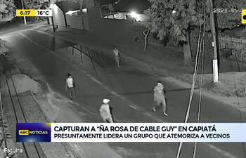 Video: Capturan a “Ña Rosa de Cable Guy” en Capiatá