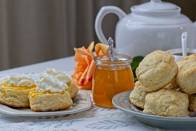 Scones de naranja.