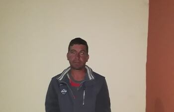 El detenido Héctor Fabián Amarilla González