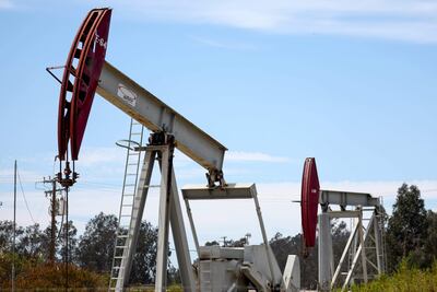 Extractor de petróleo en Ventura, California. (AFP)
