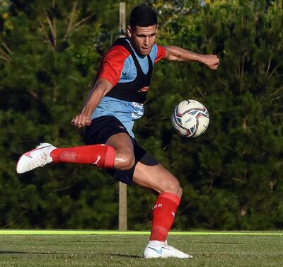 Sergio Elías Bareiro Cardozo, nacido el 4 de noviembre de 1998, durante la práctica del Ciclón.