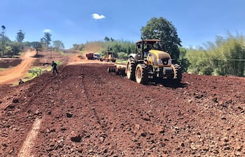 Los trabajos avanzan sin contratiempos y a la fecha la ejecución de la obra ya superó el 50%.