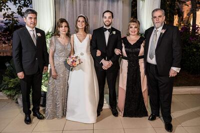 Fueron padrinos Adriana Madonna Bellino y Luis Ortiz Oliver; Elia Ferreira Chase y Óscar Enrique Rojas Insaurralde.