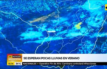 Meteorología prevé meses calurosos y bajas precipitaciones