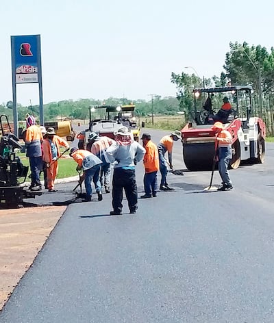 Este trabajo corresponde al acceso de la ciudad de Itacurubí del Rosario.