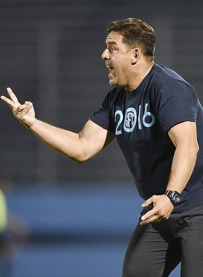 Troadio Duarte (43 años) en el estreno copero.