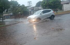 La jornada se presentará lluviosa en Ciudad del Este, según el pronóstico oficial.