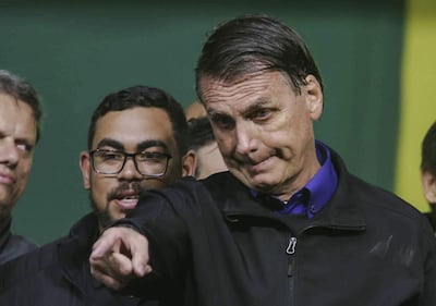 El presidente de Brasil, Jair Bolsonaro.