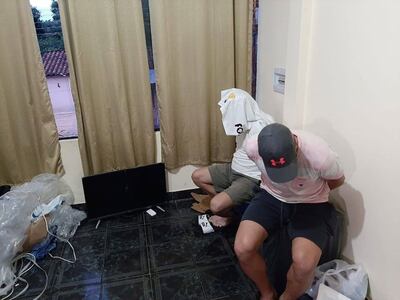 Los detenidos son sospechosos de haber perpetrado un millonario asalto.