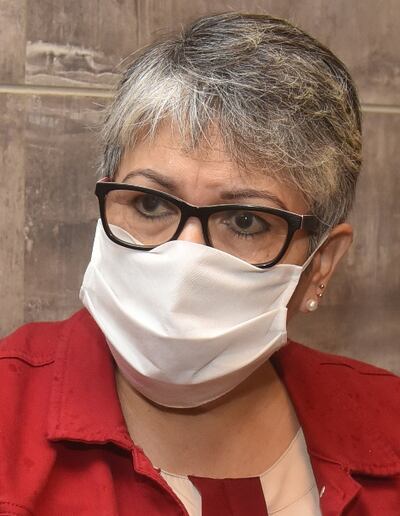 Guillermina Coronel, vocera.