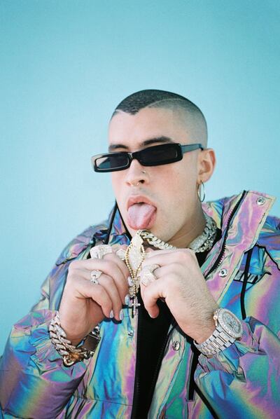 El cantante puertorriqueño Bad Bunny. Con 14 menciones domina las nominaciones de la vigésima segunda edición de los premios Billboard de la Música Latina.