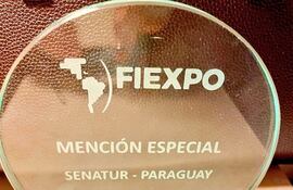 Paraguay recibió una Mención especial en el marco del premio internacional.