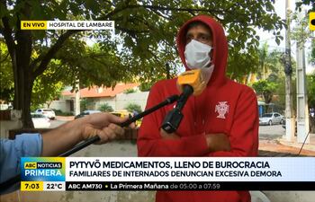 Familiares de internados denuncian excesiva burocracia con Pytyvo medicamentos