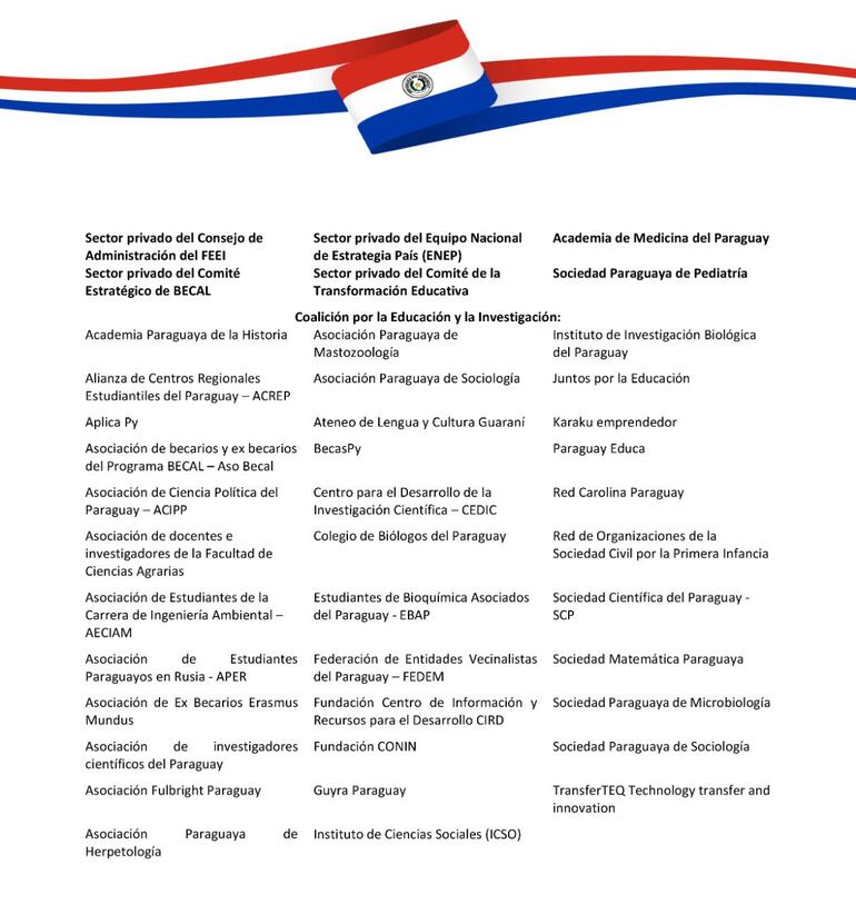 Los que serían afectados con el recorte.