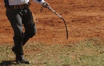El docente habría utilizado una guacha para golpear a los alumnos.