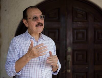 Fotografía cedida del 6 de octubre de 2017, que muestra al exguerrillero y general de Brigada en retiro Hugo Torres, durante una entrevista en Managua (Nicaragua). Torres falleció este sábado.