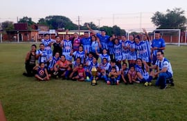 El 22 de Setiembre es tricampeón de la Liga Encarnacena de Fútbol Femenino.