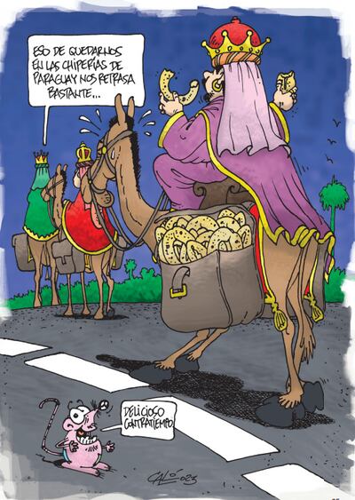 La chipa engorda señores, no lo olviden