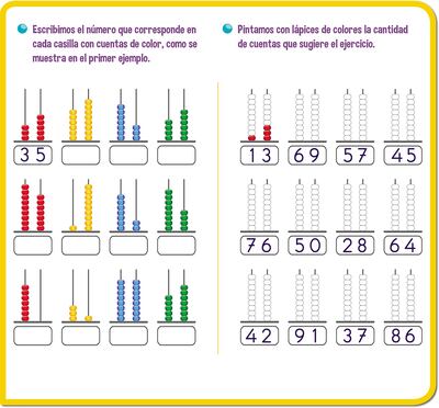 Aprendemos a contar con el ábaco