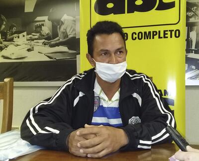 José Morínigo, padre del joven de 19 años Juan Morínigo.