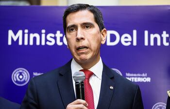 Federico González, ministro del Interior de Paraguay.