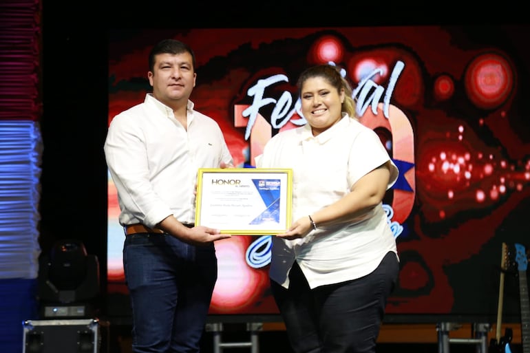 La profesora de danza, Giannina Pizzani, declarada hija dilecta del distrito de San Antonio.
