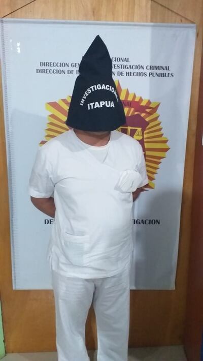 Juan Manuel Zalazar, enfermero detenido.