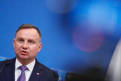 Andrej Duda, presidente de Polonia.