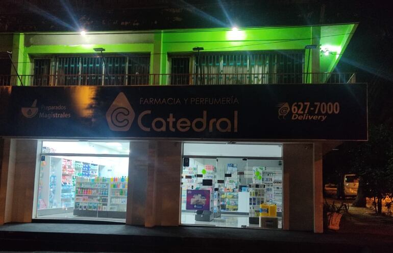 Reportan robo a una farmacia en Asunción