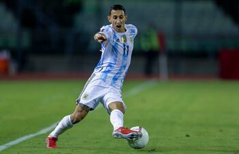 Ángel Fabián di María, 33 años, lo más regular que tiene por ahora la selección argentina.