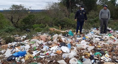 Intervención fiscal en el vertedero municipal de La Colmena.