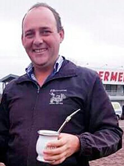 Julio César Buss Cristaldo, empresario que aparentemente fue asesinado a tiros por un efectivo de la Policía.