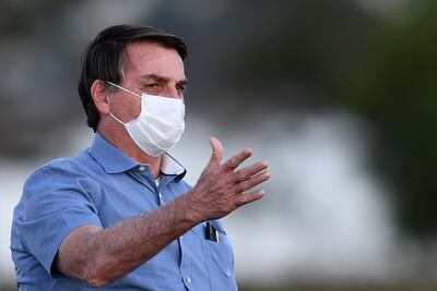 El presidente brasileño Jair Bolsonaro.