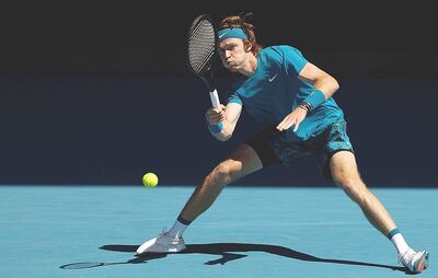 El ruso Andrey Rublev se enfrentará a su compatriota Daniil Medvédev en cuartos (AFP).