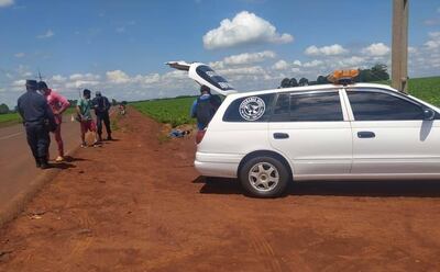 El hallazgo del cuerpo se produjo al costado de una carretera, a lado de un sojal.