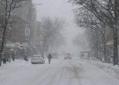 Imagen en una calle del distrito de Brooklyn, en Nueva York.