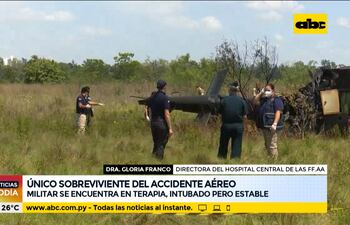 Único sobreviviente del accidente aéreo está intubado en terapia, pero estable