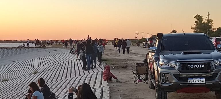 La futura costanera de Pilar, forma parte del atractivo turístico.