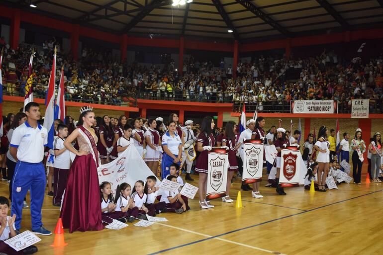 San Lorenzo es sede de la XII edición 
del Inter centros regionales del país
