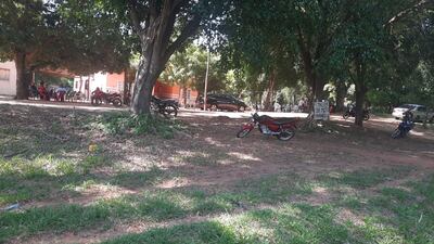 En este lugar ocurrió el asesinato cerca del mediodía de este lunes en Calle 10, distrito de Horqueta. Foto gentileza.