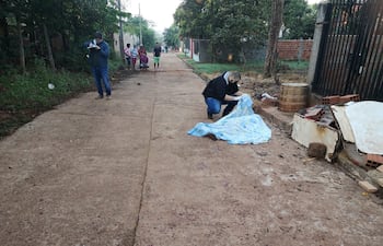 El cuerpo sin vida de Samuel Villalba Alegre fue encontrado en un camino vecinal de Presidente Franco.