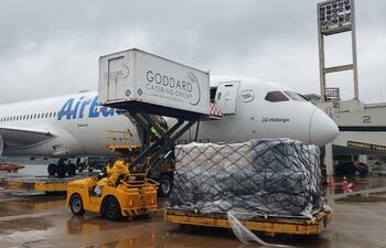En tiempo de pandemia hoy partió un embarque de 3.118,570 kg. carne vacuna via aérea con Air Europa, a Suiza