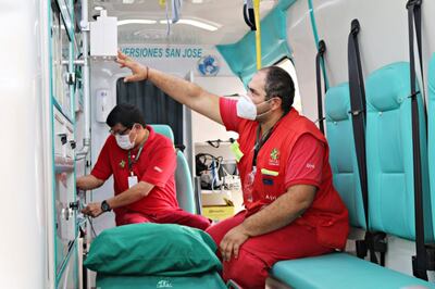 En total están operativos ocho ambulancias en Ciudad del Este, las 24 horas del día.