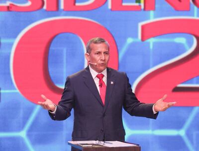 El expresidente de Perú, Ollanta Humala, buscará su reelección el domingo 11 de abril en los comicios presidenciales.