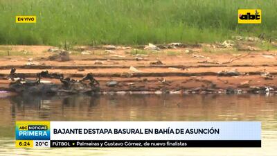 Los rastros de la civilización evidencian la gran cantidad de basura que contamina el río. Los asuncenos contaminamos este tesoro de la naturaleza, que es un refugio para muchas aves autóctonas y migratorias que vienen a beber el agua y refrescarse.