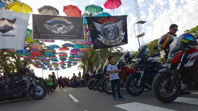 "Motopaseo" en Pilar