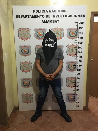 Ricardo Ramón Mereles Espínola, guadiacárcel presuntamente involucrado en asalto en Pedro Juan Caballero.